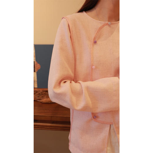 【线上专属】【春思系列】圆领小衫（24710128-十样锦） 商品图2