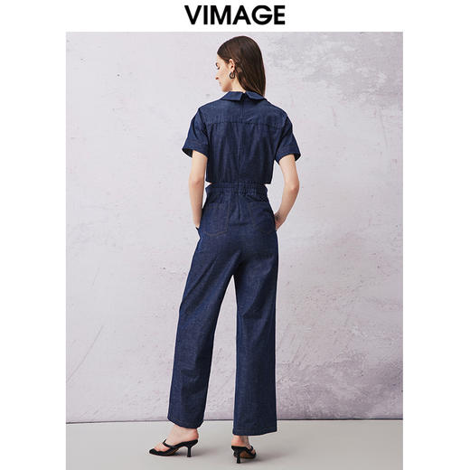 VIMAGE纬漫纪夏季新款显瘦大气时尚收腰连体裤女V2107736 商品图4