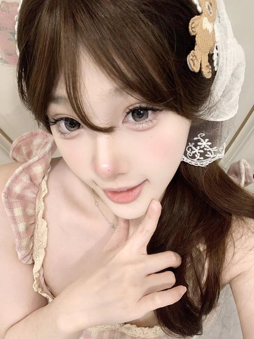 【大直径】EALLAGIRL-渐变黑粉/浪漫情诗-14.5mm【年抛 0-800度 无525/575】 商品图9