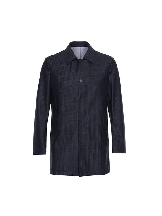 callisto藏青弹力混纺风衣  STFES052C 商品图3