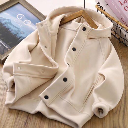 裁缝学苑TQ107男童加绒外套纸样儿童新款防风保暖风衣童装上衣版型图纸 商品图1