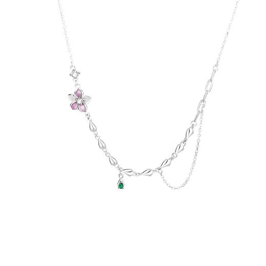【花开】S925银花朵项链【JHY-N001455B】 商品图3
