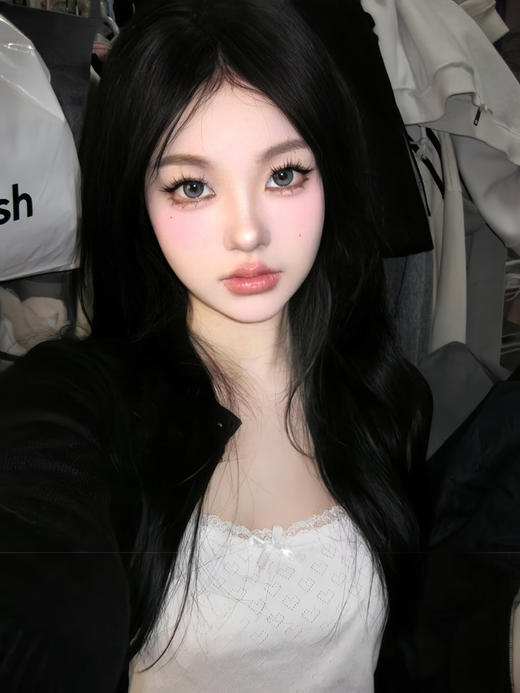 【大直径】EALLAGIRL-渐变黑灰/失眠日记-14.5mm【年抛 0-800度 无525/575】 商品图9