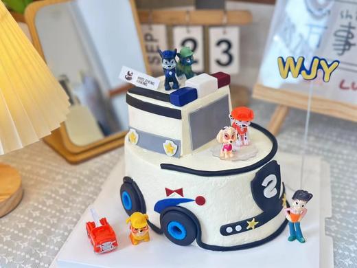 小汽车半翻糖蛋糕加高款 商品图2