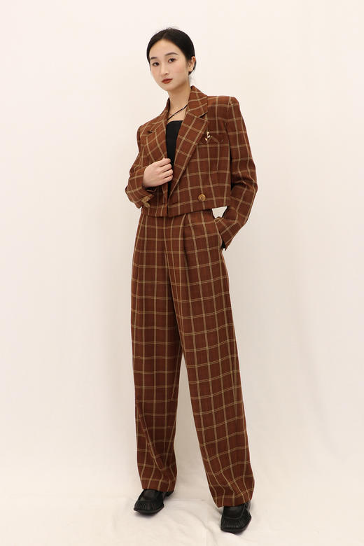 -栗壳色长裤HJ1L10 商品图5