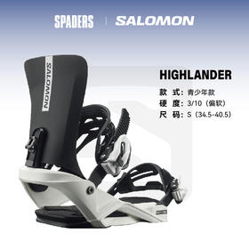 24/26SALOMON固定器RHYTHM黑 JR