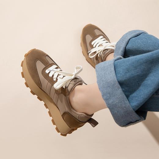 ZHR老爹鞋女冬季新款百搭加绒加厚保暖复古运动风休闲棉鞋 商品图11