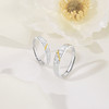 【追光】S925银分色流光情侣戒指【JHY-C000647BX】 商品缩略图2