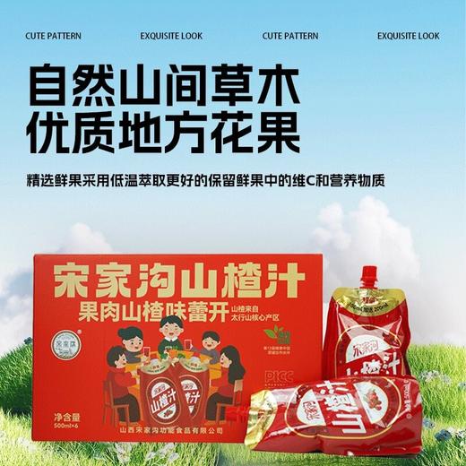 宋家沟铝箔袋山楂汁礼盒3kg500ml*6 商品图5