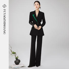 扶摇 国风西装套装女2024早春新款女装职场大女主气质工作服