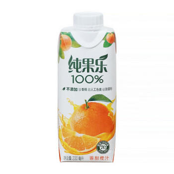 百事可乐纯果乐 100%果汁330ml*8礼盒款（橙4+葡萄2+苹果2）整箱装 商品图6