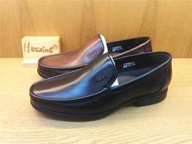 豪行11336837纯皮牛皮商务休闲男鞋