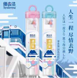 日本狮王袋式旅行套装（细齿牙刷+牙膏40g） 商品图1