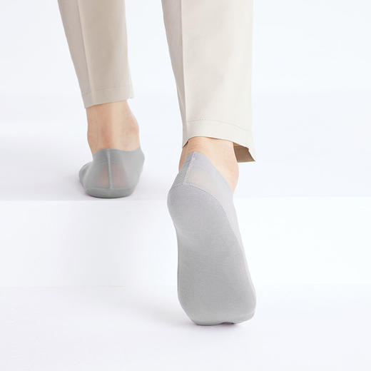 柒牌袜子男短袜夏季薄款网眼透气抗菌防臭隐形袜男式浅口低帮船袜	126F70330 商品图2