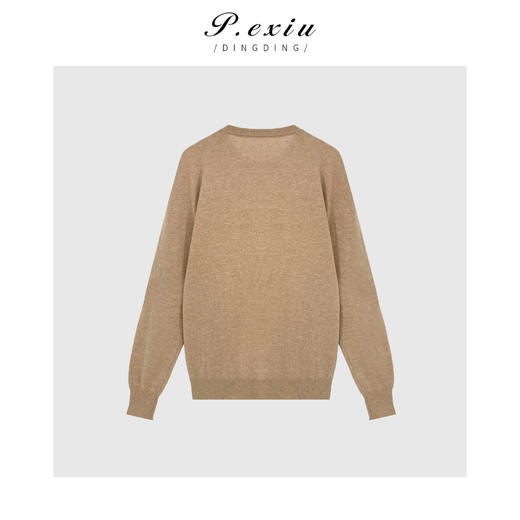 04-4潘依绣丁丁宠粉 羊绒+羊毛 扭结软糯精工针织衫 ZZ0373 商品图2