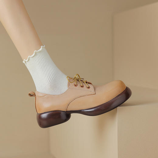 春季新款，头层羊皮小皮鞋MDY-M002-11 商品图3