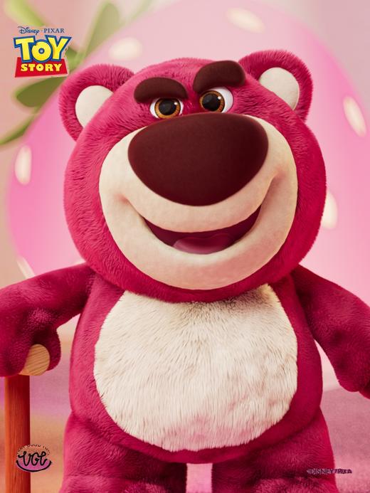 VGT 收藏手办 植绒草莓熊 50cm 劳苏Lotso潮玩摆件 商品图1