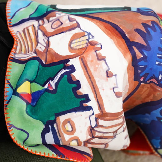 【趁早文创】Kiera Ye by 趁早相亲相爱/百变猫猫盖毯办公室午休毯披肩沙发毯 商品图1