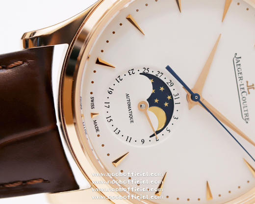 【GF豪华高配版】积家月相大师系列正装男表Q1368420.（表壳直径39mm，厚度9.9mm）【月相盘】CNC精雕成型（非贴片）相似度高达98%！【机芯】原装开模复刻Cal.925/1一体机芯 商品图4