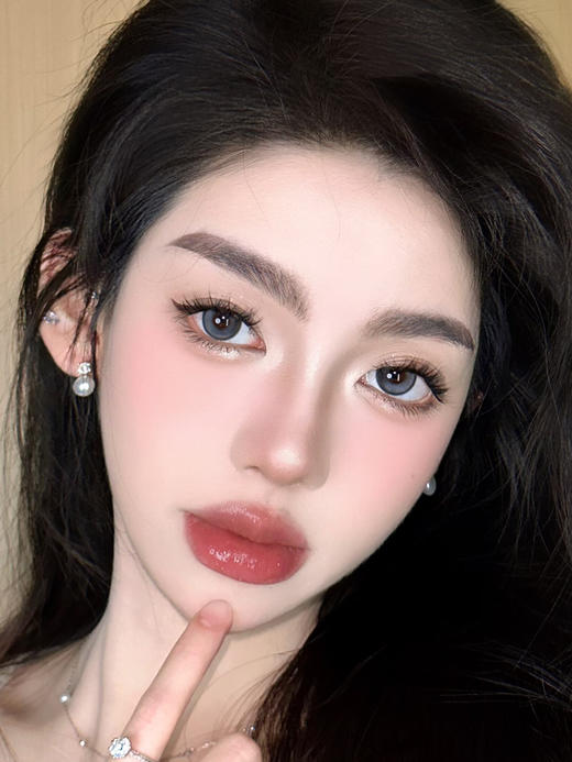 【大直径】EALLAGIRL-渐变黑灰/失眠日记-14.5mm【年抛 0-800度 无525/575】 商品图6