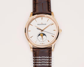 【GF豪华高配版】积家月相大师系列正装男表Q1368420.（表壳直径39mm，厚度9.9mm）【月相盘】CNC精雕成型（非贴片）相似度高达98%！【机芯】原装开模复刻Cal.925/1一体机芯