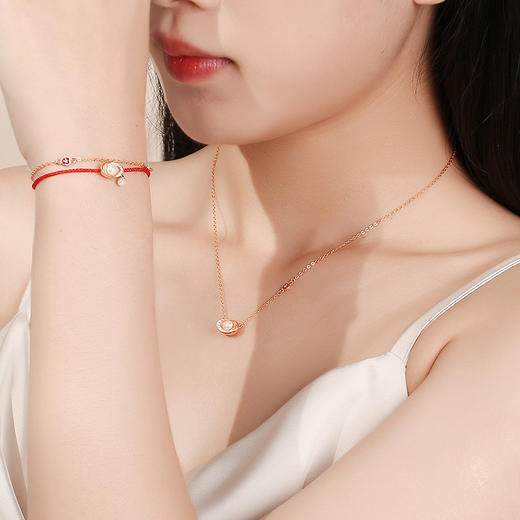 【小元宝】S925银贝母元宝项链【JHY-N001424M】 商品图2