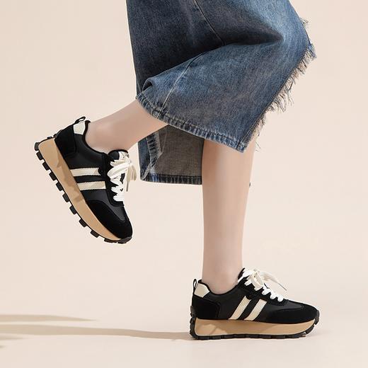 ZHR老爹鞋女冬季新款百搭加绒加厚保暖复古运动风休闲棉鞋 商品图6