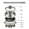 ERNTE昂特小绿锅，德国，电火锅家用锅，电热锅，电煎锅平底锅，多功能锅适合1~2人，小火锅 电煮锅 多功能小绿锅1L&2L 商品缩略图7