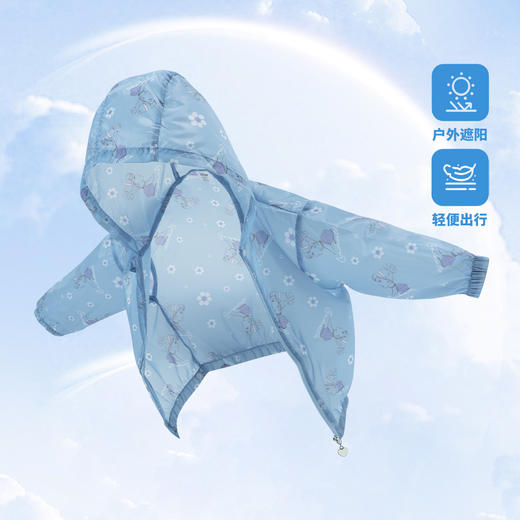 【商城同款】迪士尼童装女童透气外套夏季空调衣服百搭户外防晒衣221DS0515 商品图0