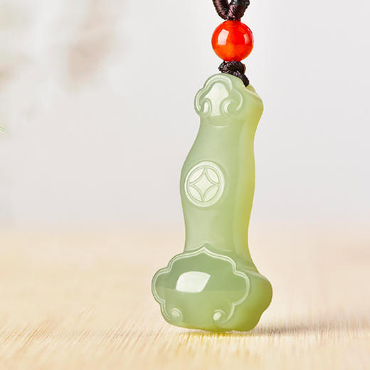 事事如意和田玉如意吊坠 精湛雕工 精选玉料 商品图1