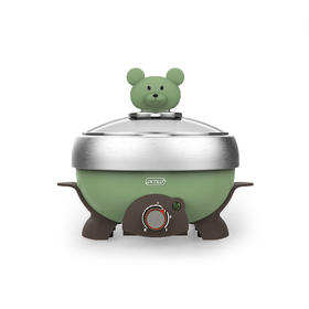ERNTE昂特小绿锅，德国，电火锅家用锅，电热锅，电煎锅平底锅，多功能锅适合1~2人，小火锅 电煮锅 多功能小绿锅1L&2L