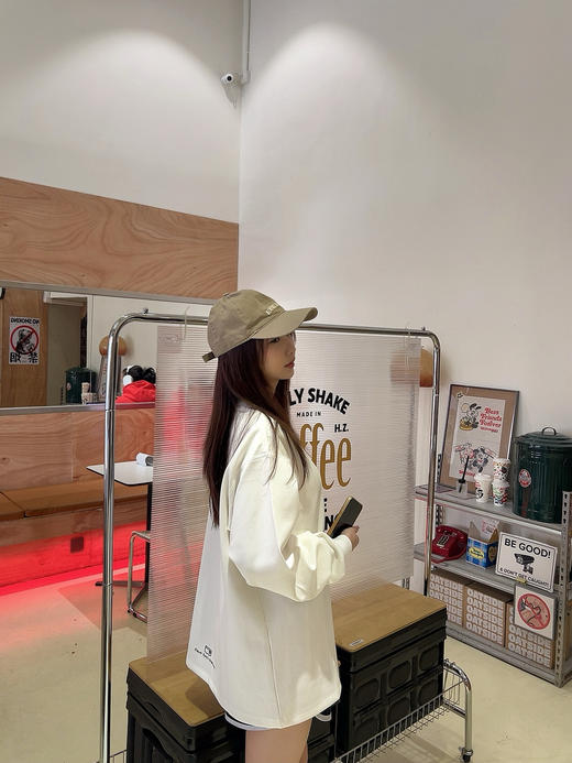 花门原创2024年270g纯棉双面印花情侣长袖T恤男士ins潮牌 商品图6