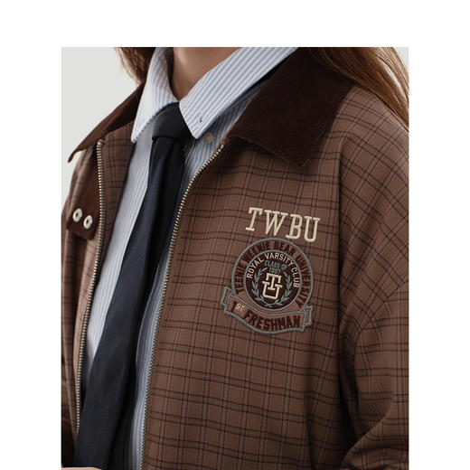 TeenieWeenie小熊字母条纹外套女春季外套TTJJ245204N 商品图3