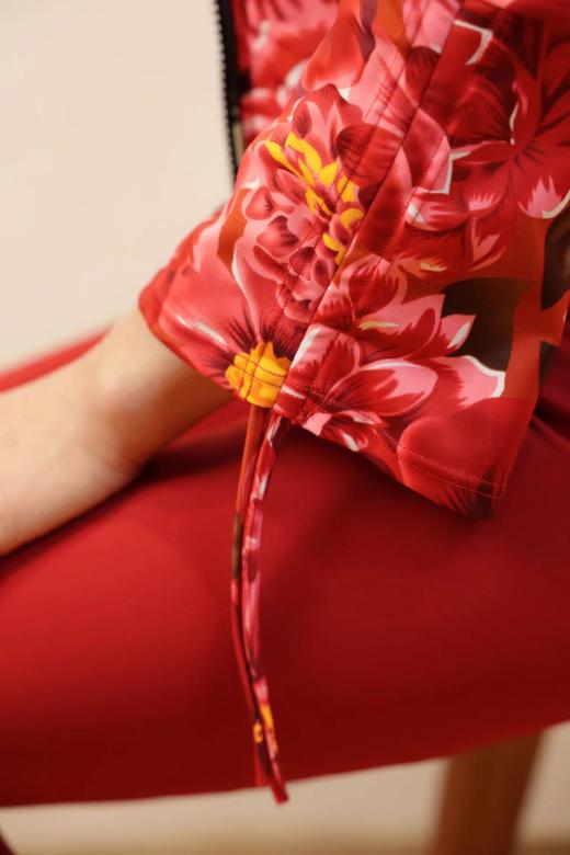 爆款好货 限量款 中式领夹克-福运红 商品图5