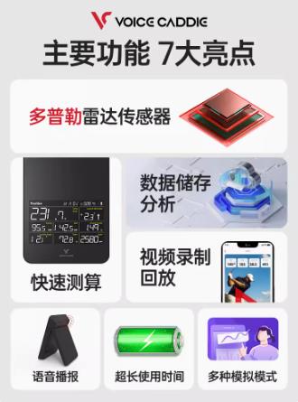 VOICE CADDIE韩国高尔夫动作分析仪可视频分析SC4便捷式模拟器 商品图3