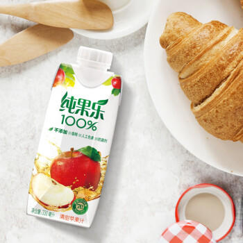 百事可乐纯果乐 100%果汁330ml*8礼盒款（橙4+葡萄2+苹果2）整箱装 商品图2