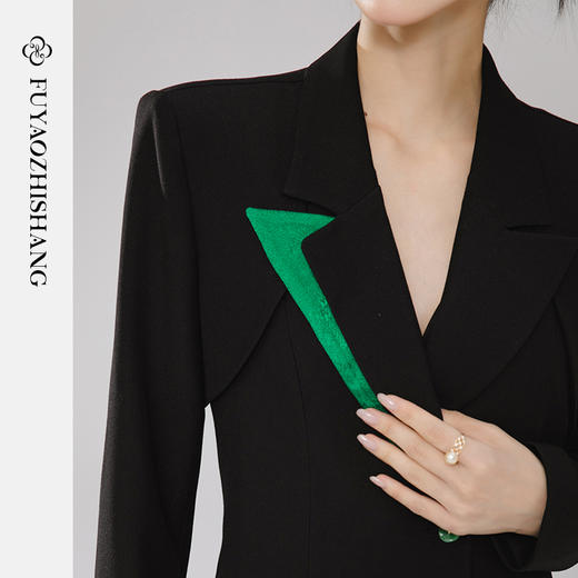 扶摇 国风西装套装女2024早春新款女装职场大女主气质工作服 商品图4