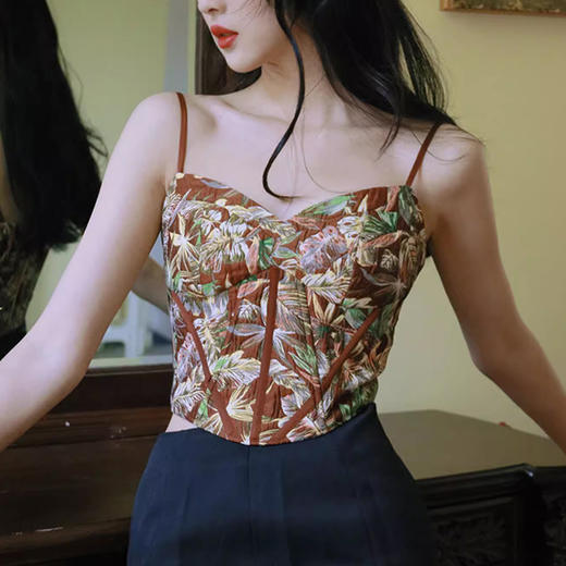 裁缝学苑AX162小香风吊带背心纸样内衣女装西装内搭打底宫廷鱼骨上衣样板 商品图4