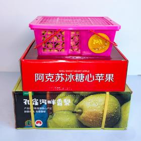 【年十堰主城区包邮】年货水果礼盒3件组合套餐