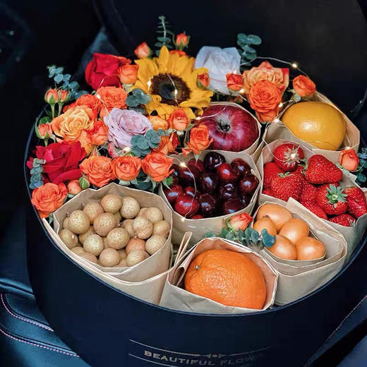 精品高端鲜果花盒【大吉大利】 商品图4