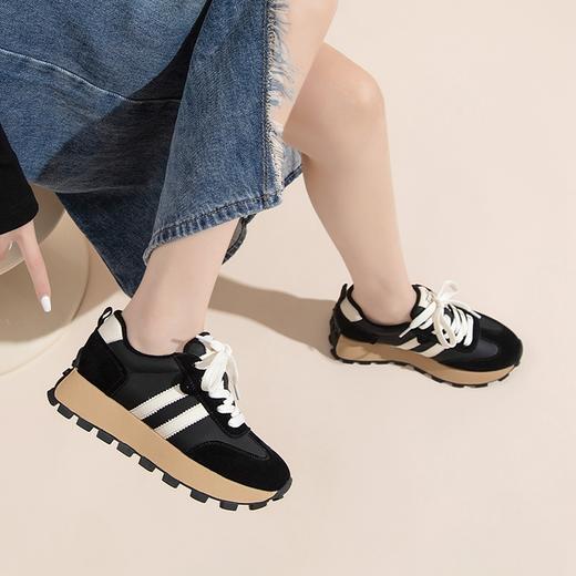 ZHR老爹鞋女冬季新款百搭加绒加厚保暖复古运动风休闲棉鞋 商品图7