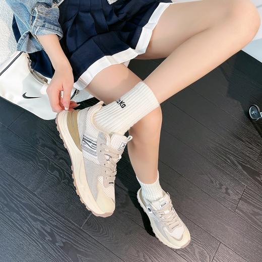 ZHR休闲鞋女鞋2024春季新款时尚百搭减龄清透网面厚底舒适女鞋 商品图5