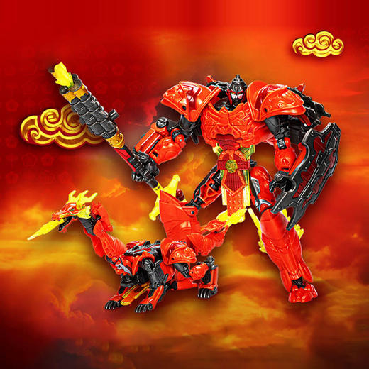 孩之宝 Hasbro 变形金刚龙年限定款红火金刚礼盒装HASCF86105C00 商品图3