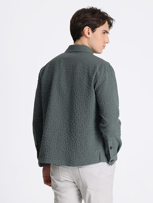 callisto绿色人棉混纺夹克 STFEJ213C 商品图2