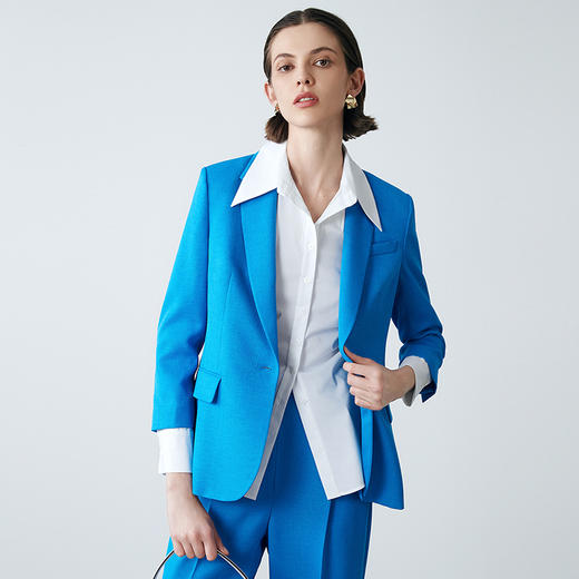 EITIE爱特爱春新款时尚干练通勤显瘦外套7703416 商品图2