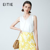 EITIE爱特爱夏季新款V领无袖简约小上衣7713413 商品缩略图0