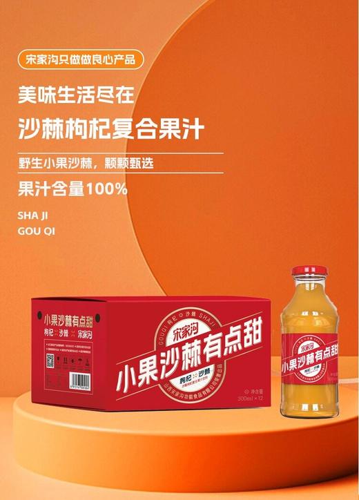 宋家沟沙棘枸杞复合果汁3.6kg300ml*12 商品图3