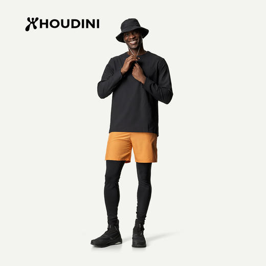 HOUDINI胡丁尼 Cover Crew 守护 男款户外舒适速干长袖T恤258694 商品图2