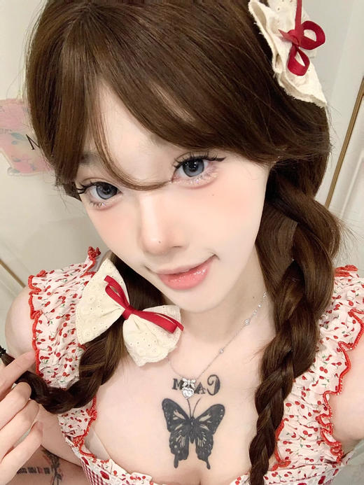 【大直径】EALLAGIRL-渐变黑灰/失眠日记-14.5mm【年抛 0-800度 无525/575】 商品图12