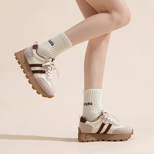 ZHR老爹鞋女冬季新款百搭加绒加厚保暖复古运动风休闲棉鞋 商品图1